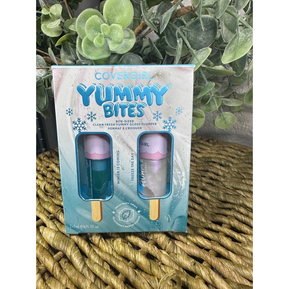 Covergirl Yummy‎ Bites Plumper Gloss Duo Winter Berries Freeze The Day